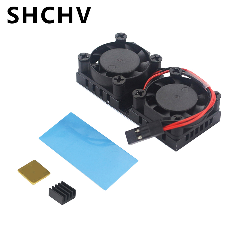Raspberry Pi Water Cooling Kit - Raspberry Pi 4 Doppia ventola con