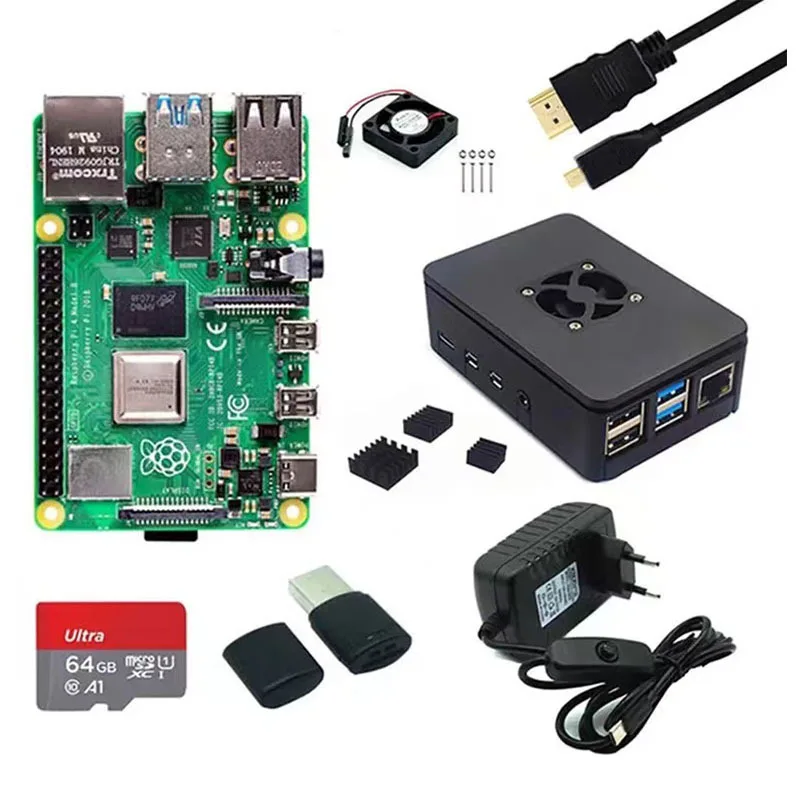 Raspberry Pi 4 8Gb Ram Kit - Kit Scheda di Sviluppo Raspberry Pi