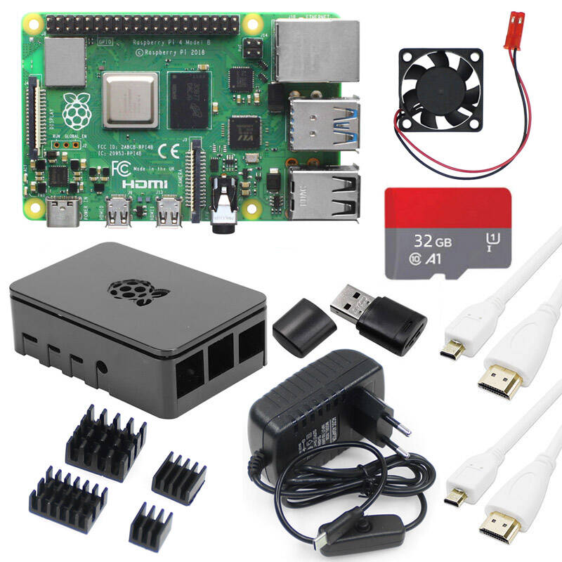 Raspberry Pi 4 8Gb Ram Kit - Kit Base Raspberry Pi 4B 8GB