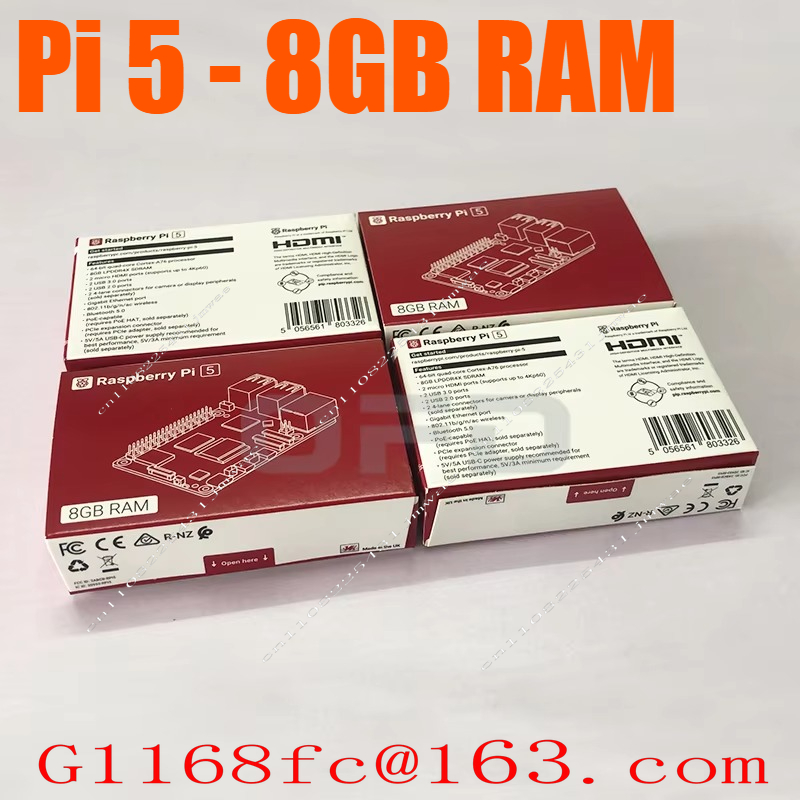 Raspberry Pi 5 8Gb Board - Scheda di Sviluppo Pi 5 con