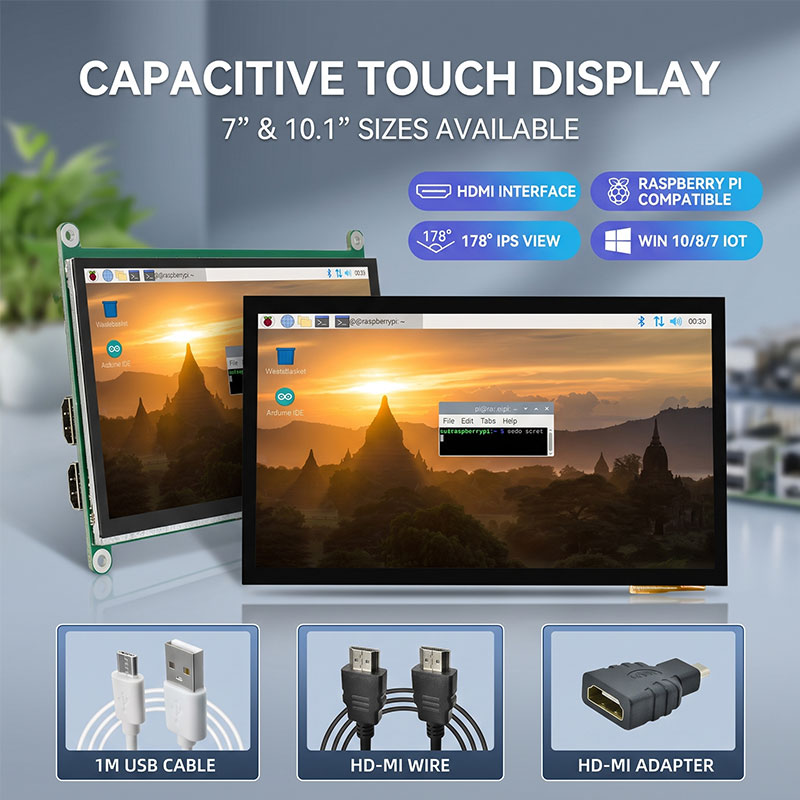 Display Touch IPS HDMI da 7-10 - Raspberry Pi 10.1 Inch Capacitive Touch Screen Ips recensione e prezzo