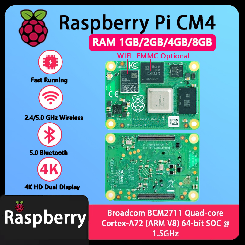 Raspberry Pi CM4 1GB/2GB/4GB/8 - Raspberry Pi Compute Module 4 8Gb 32Gb Emmc recensione e prezzo