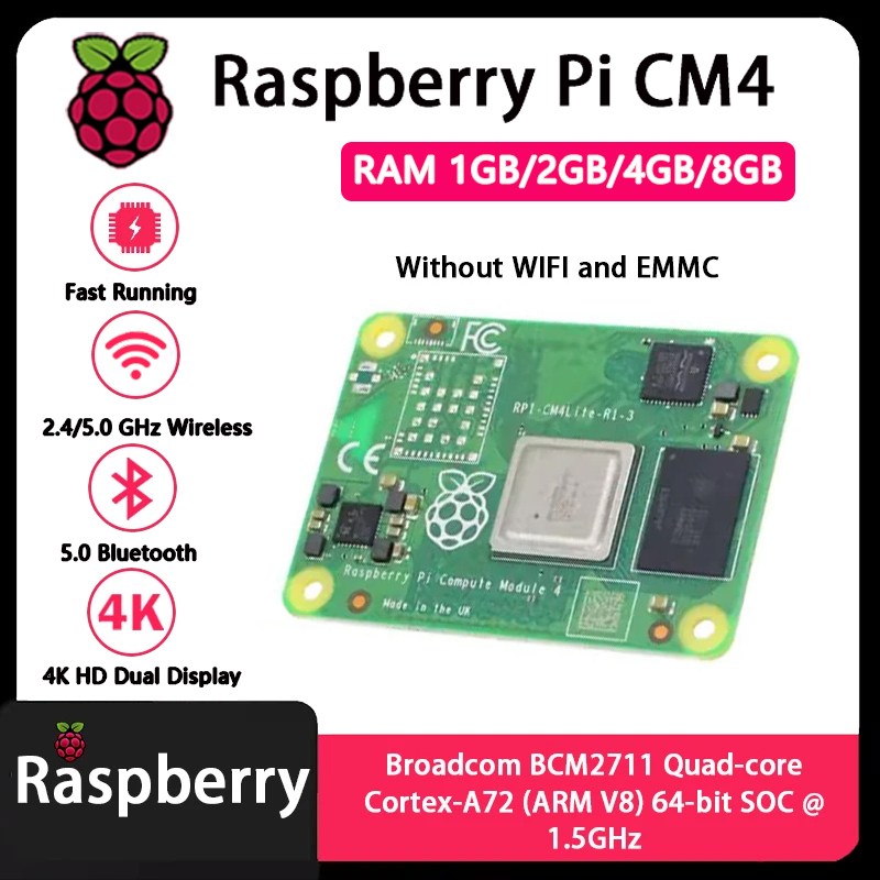 Raspberry Pi CM4 1GB/2GB/4GB/8 - Raspberry Pi Compute Module 4 8Gb 32Gb Emmc recensione e prezzo