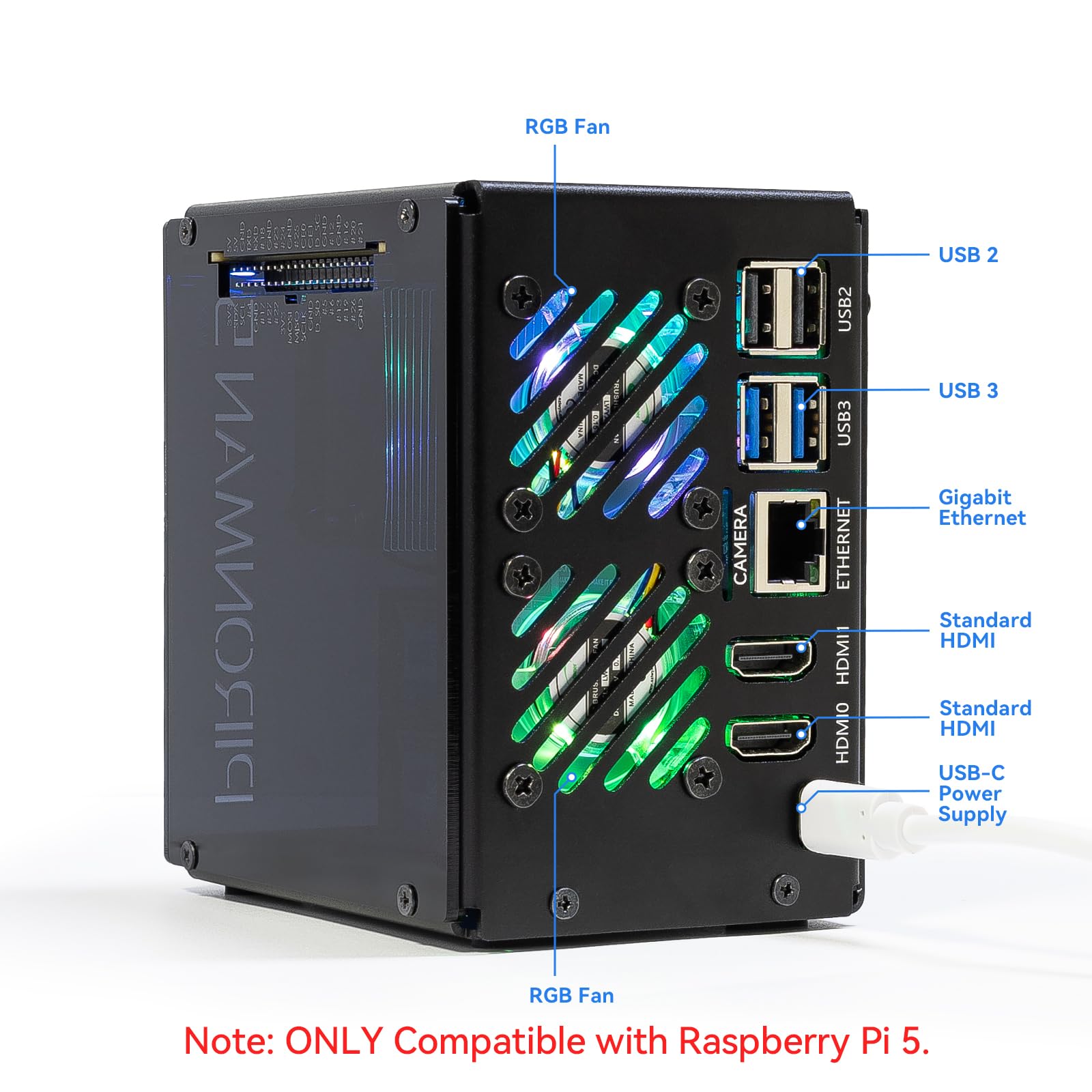 Pironman 5-MAX Dual NVMe M.2 S - Raspberry Pi Ai Kit Hailo-8L recensione e prezzo