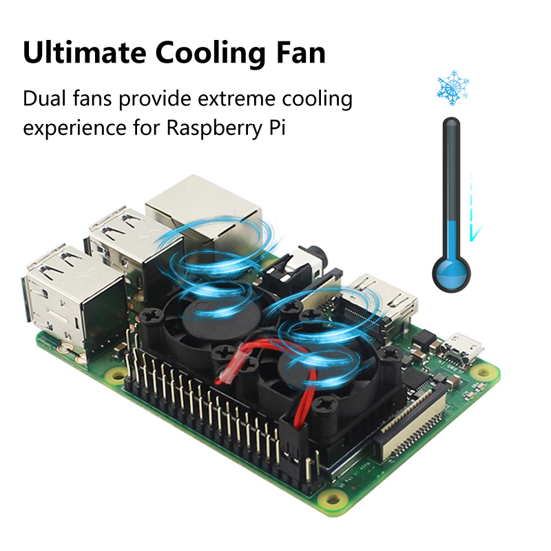 Raspberry Pi 4 Doppia ventola  - Raspberry Pi Water Cooling Kit recensione e prezzo
