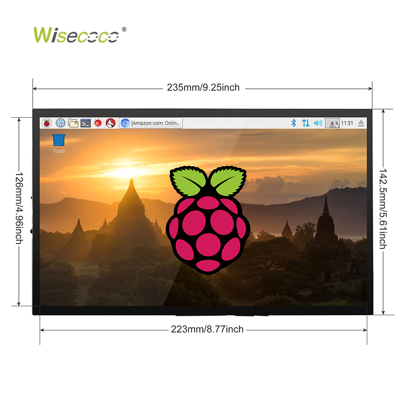 Wisecoco Schermo Touch IPS LCD - Raspberry Pi 10.1 Inch Capacitive Touch Screen Ips recensione e prezzo